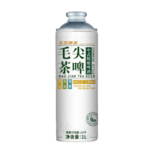青岛乐世啤酒12P中式精酿啤酒网红茶啤 毛尖茶啤 1L 1罐