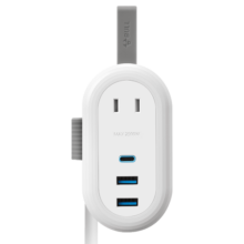 公牛（BULL）20W PD快充差旅插座/插线板/插排/接线板 出行miniType-c+USB+2插孔 全长0.9米 GNV-UU5202无开关69元