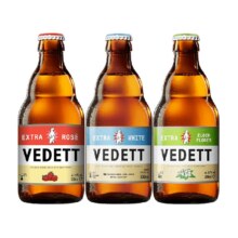 再降价、88VIP：Vedett 白熊 精酿 白啤+玫瑰+接骨木 330ml*3瓶 组合装