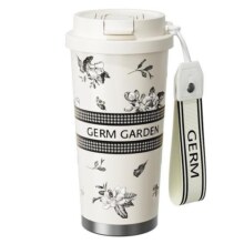 GERM格沵花园保温杯咖啡杯女高颜值便携随行吸管水杯女生保冷杯子
