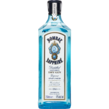 京东百亿补贴：Bombay 孟买 蓝宝石 金酒 杜松子酒 750ml 单瓶装