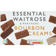 临期/PLUS：Waitrose 黑巧克力夹心波旁饼干400g  英国进口（25/5/31）