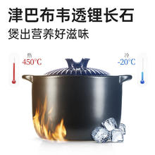 炊大皇 家用耐高温砂锅 4.8L 大家庭装（4-5人）