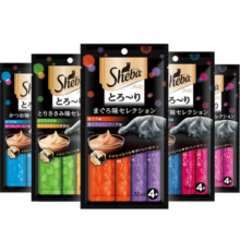 希宝（Sheba）猫条猫咪零食泰国进口湿粮软包宠物成猫通用营养猫零食 100支-多口味混合