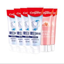 高露洁牙膏 6支1组(115g喜马2支 健白90g*4支)