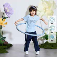 Gap 男女童2024春秋季吸湿速干凉感logo短袖T恤儿童装上衣890530