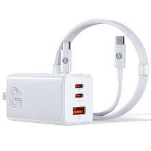 百亿补贴、PLUS会员：毕亚兹 65W氮化镓充电器套装 兼容PD45W/20W多口快充头线