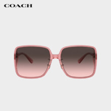 Coach 蔻驰 女士时尚方框太阳镜（含卡包+礼盒礼袋）0HC8368D