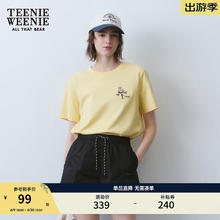 TEENIE WEENIE 女装简约休闲夏季圆领短袖T恤