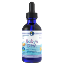 Nordic Naturals挪威小鱼 挪帝克DHA婴幼儿鱼油深海鳕鱼肝油滴剂补脑60ml香港直邮 60ml 1瓶（含维生素d3）