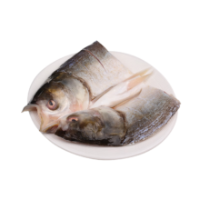 plus会员、需首购:中润鱼 江苏白鲢鱼头500g*2袋 净重2斤 鱼类 剁椒鱼头 源头直发 包邮