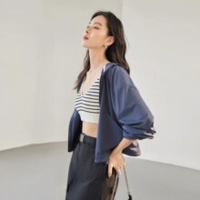 对白 UPF50+防晒衣 2025春夏防紫外线户外运动女式短外套