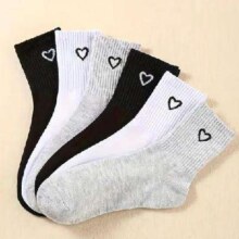 京喜 袜子女四季可穿纯色女款经典简约 随机2双*2件 到手4双