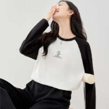 20点：初语 女士插肩袖磨毛T恤