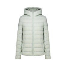 雪中飞2025春季轻薄羽绒服女韩版大码连帽短款宽松运动休闲外套潮