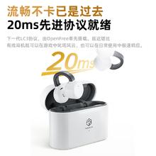 限移动端、京东百亿补贴：弱水时砂 rose technics openfree LHDC 开放式耳夹式蓝牙耳机 月影白