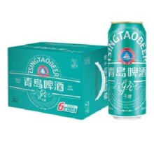 限4号：TsingTao 青岛啤酒 Light 轻·干啤 0糖低卡 500ml*12罐 整箱装