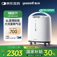 国家补贴、PLUS会员：鱼跃 7F-6W 制氧机 6L