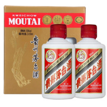 百亿补贴、PLUS会员：（MOUTAI）茅台飞天 酱香型白酒 53度 50ml*2 礼盒装