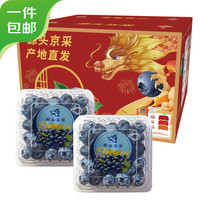 京鲜生 云南蓝莓 2盒15mm+装 125g/盒 生鲜水果 源头直发 包邮