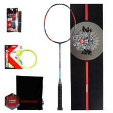 川崎KAWASAKI羽毛球拍全碳素羽拍单拍 全能型五星王者K9礼盒装(未穿线)