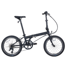 11日0点、plus会员：大行（DAHON）经典P8折叠自行车成人20英寸8速男女式通勤运动单车KBC083 消光黑 高配版