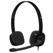 罗技（Logitech）H151 立体声耳机 带麦克风话筒 笔记本专用降噪麦克风（不支持台式机）办公耳麦 黑色 单个装109元 (月销1000+)