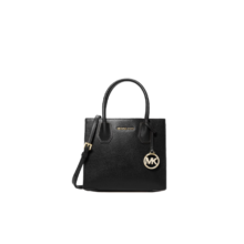 迈克.科尔斯（MICHAEL KORS）女神节礼物mk女包 Mercer中号风琴包手提单肩包 黑色35S1GM9M2L
