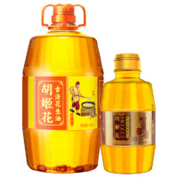 胡姬花 古法花生油4L+古法小榨花生油400ML组合装