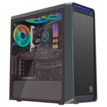 Thermaltake（Tt）启航者S5 黑色 机箱水冷电脑主机（支持ATX/支持240水冷排/侧透/U3/支持长显卡/游戏机箱）