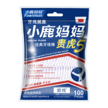 小鹿妈妈 经典牙线棒 100支/袋