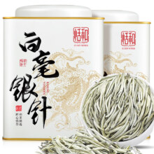 恬和茶叶白茶 白毫银针 特级白豪高山古树老白茶 200克 罐装