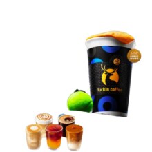 瑞幸咖啡 美式拿铁10选1 +2元升豆 15天有效 仅自提 luckin coffee