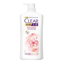 plus会员、需首购:清扬（CLEAR）去屑蓬松洗发水1.2kg  樱花沁爽香型1200g 持久留香 哈兰德同款