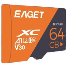 忆捷 64GB TF（MicroSD）存储卡 U3 V30升级版 高速耐用视频监控摄像行车记录仪专用内存卡
