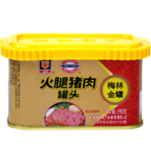 MALING 上海梅林金罐火腿午餐肉罐头198g  优质金华猪肉火锅泡面搭档28.5元 (券后省0.9)