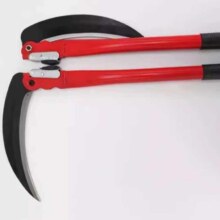 京喜自营 农用镰刀 锰钢折叠割菜刀农具 折叠镰刀-长49cm
