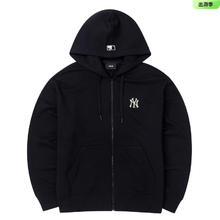 MLB 男女冬季百搭小刺绣复古连帽外套妇女节 纽约洋基队/黑色 L 175/96A