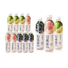88会员：喜茶 低糖轻果茶饮料混合口味 450ml*12瓶22.53元+淘金币4.98号+返卡1元后