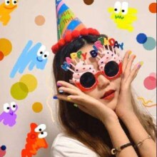 生日搞怪眼镜 1个