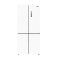 美的（Midea）60厘米超薄483升十字对开门四开门嵌入式大容量一级双变频家用囤货电冰箱底部散热 【60cm超薄系列】483升白色嵌入式冰箱