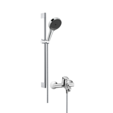 汉斯格雅（Hansgrohe）境雨手持花洒喷头恒温浴缸龙头淋浴组合套装智能花洒 非恒温：境雨手持花洒-镀铬色