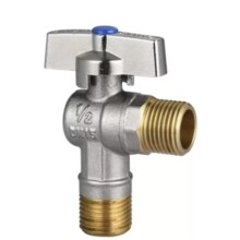 潜水艇球阀全铜球芯角阀马桶热水器暖气片壁挂炉大流量角阀三角阀加厚冷热水4分止热水器求水阀门开关