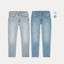 再降价、PLUS会员：Levi's 李维斯 冰酷系列 502锥形 新复古回潮牛仔裤 中蓝色 1173