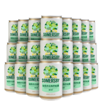 再降价、临期：Somersby 夏日纷接骨木花青柠味果酒 200ml*24罐 5.19前