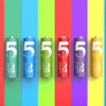 小米同款 彩虹电池 5号碳性电池 6粒