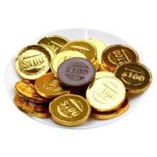 金币巧克力100个