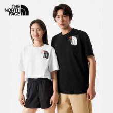 20点：The North Face 北面 短袖T恤情侣款舒适透气户外休闲半袖