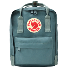 FJALLRAVEN北极狐双肩包女休闲大容量背包书包23561-664霜绿色7L KankenMini