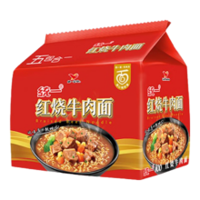 PLUS会员：统一方便面 红烧牛肉味 五连包 100g*5袋装